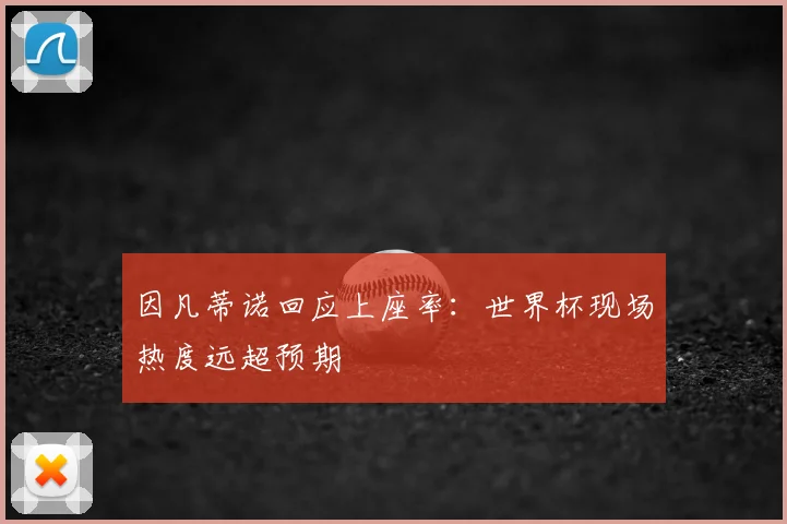 因凡蒂诺回应上座率：世界杯现场热度远超预期